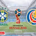 Live soccer Brazil vs Costa Rica HD free streaming